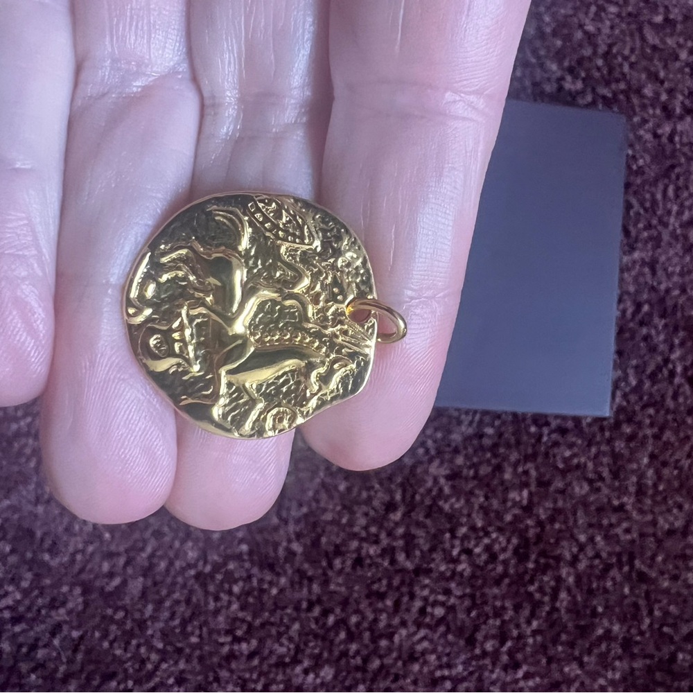 Monica Vinader Goddess Coin Pendant - Picture 4 of 4